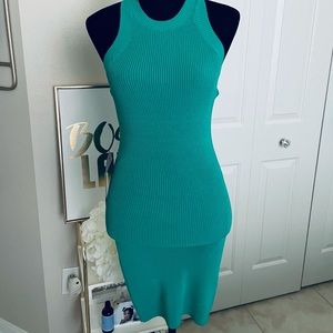 BeBe KNIT MIDI DRESS